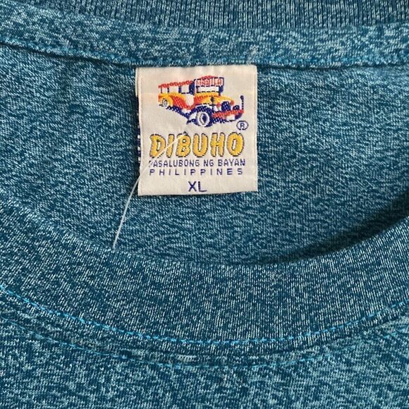 DIBUHO Men’s T Shirt with Hand-painted Jeepney  Print Size XL. NWT - Picture 2 of 5
